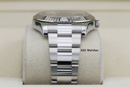 Rolex Datejust II 41MM 116334 Blue Stick Dial Stainless Steel 2017 Box & Papers