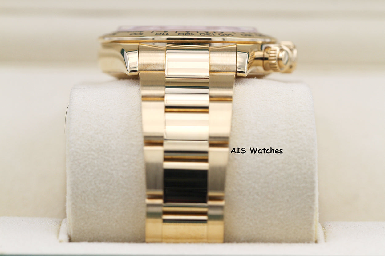 Rolex 116508 Daytona Cosmograph 18K Yellow Gold White Dial B&P
