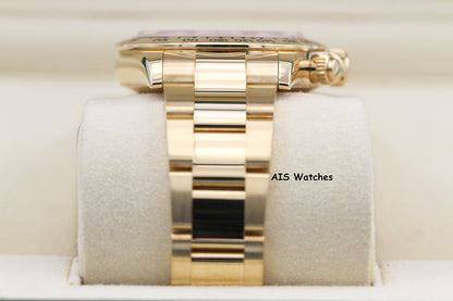 Rolex 116508 Daytona Cosmograph 18K Yellow Gold White Dial B&P