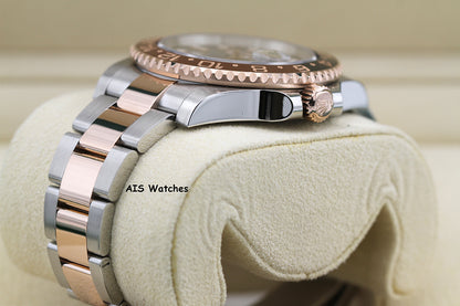 Rolex 126711 CHNR GMT Master II 18K Rose Gold / SS RootBeer Ceramic 2022 B&P