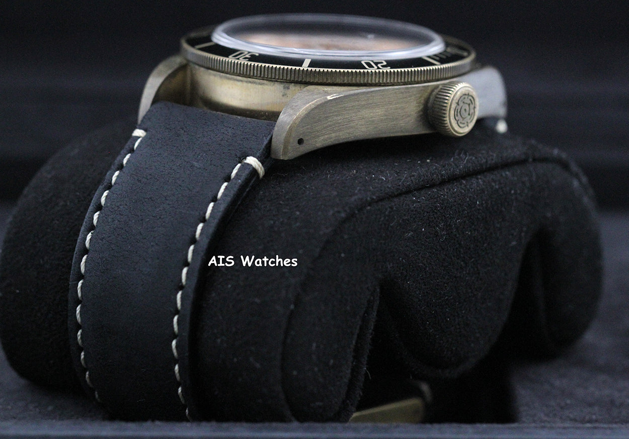 Tudor 79250BA Black Bay Bronze Black Leather Strap 43MM Box & Papers