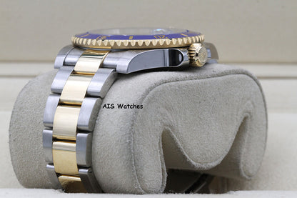 Rolex Submariner 18K YG/SS 116613LB SunBurst Blue Dial Ceramic 40MM 2018 B&P