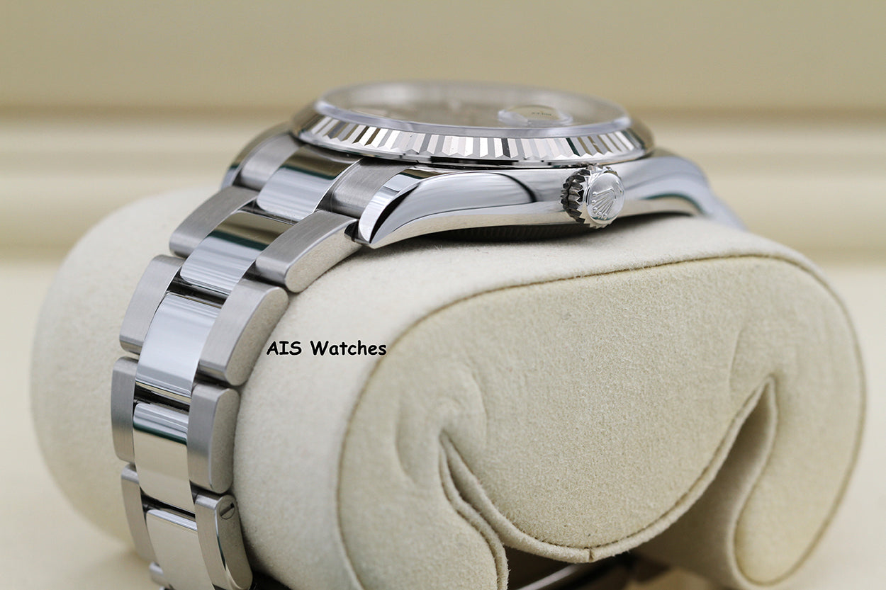 Rolex Datejust 36MM 126234 Oyster Black Stick Dial Stainless Steel B&P