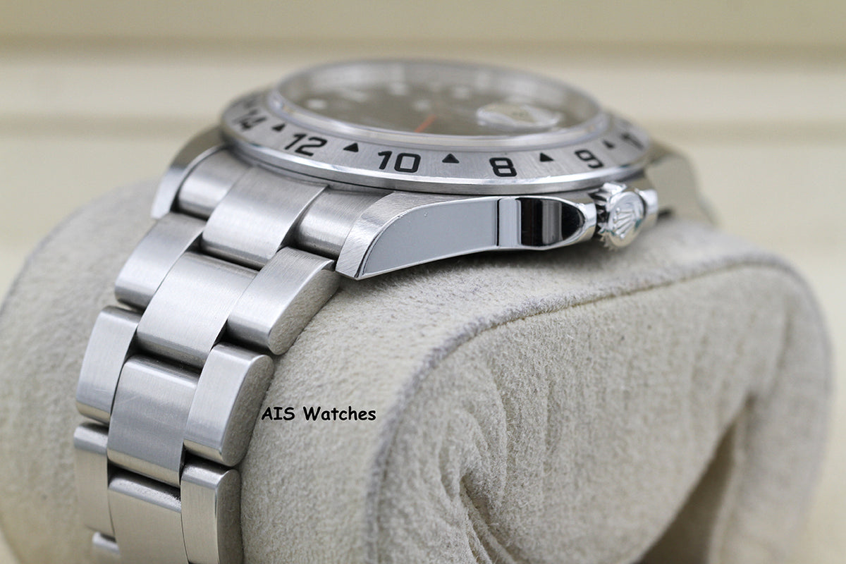 Rolex Explorer II 16570 Black Dial 40MM V Serial Box & Papers