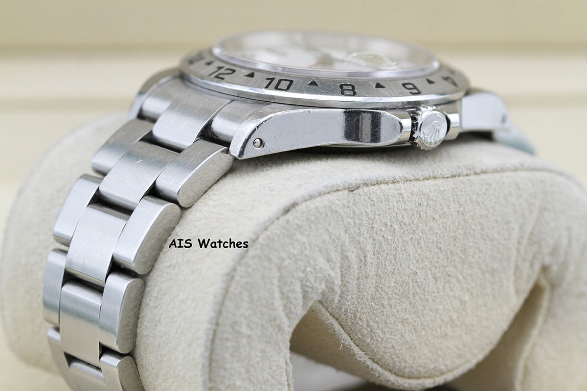 Rolex Explorer II 16570 Polar White Dial 40MM K Serial Box & Papers