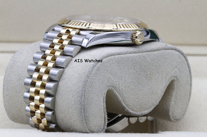 Rolex 126333 DateJust 41MM 18K YG/SS Champagne Stick Dial Jubilee Bracelet B&P