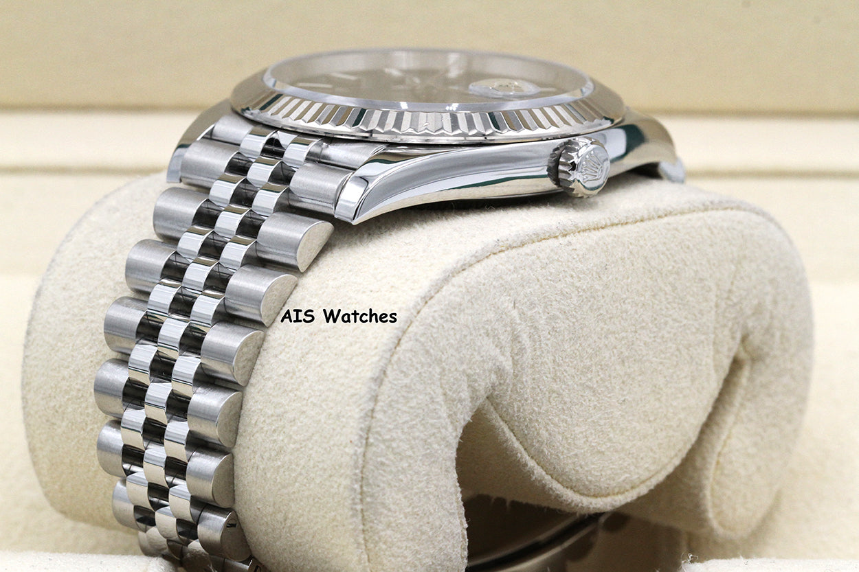 Rolex Datejust 41MM 126334 Black Stick Dial Jubilee 2020 Box & Papers