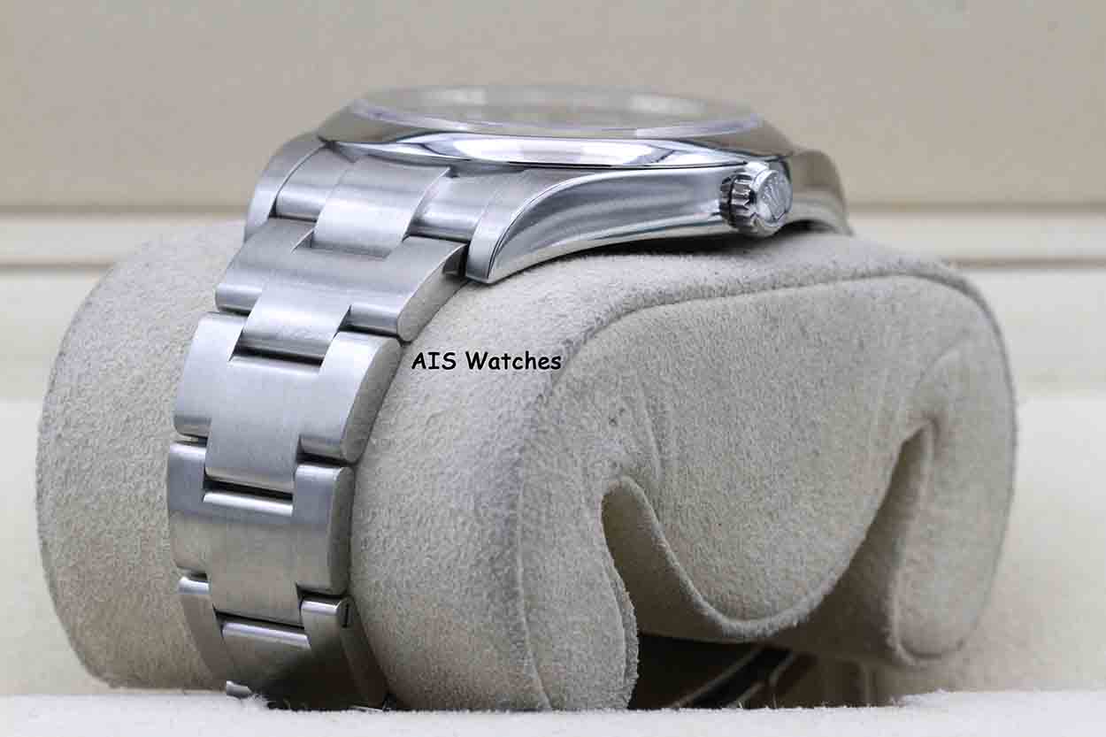 Rolex 114300 Oyster Perpetual 39MM Purple Dial 2018 Box & Papers