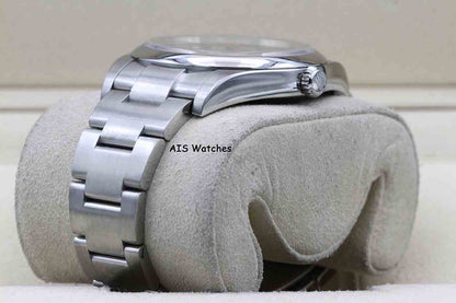 Rolex 114300 Oyster Perpetual 39MM Purple Dial 2018 Box & Papers