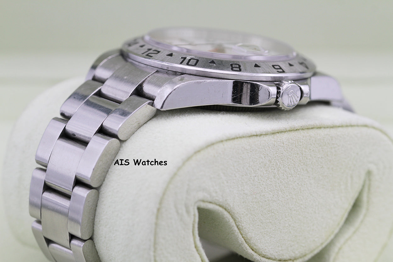Rolex Explorer II 16570 Polar White Dial 40MM M Serial 3186 Box & Papers