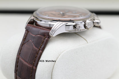 BNIB Patek Philippe Chronograph 5172G White Gold Salmon Dial Box & Papers