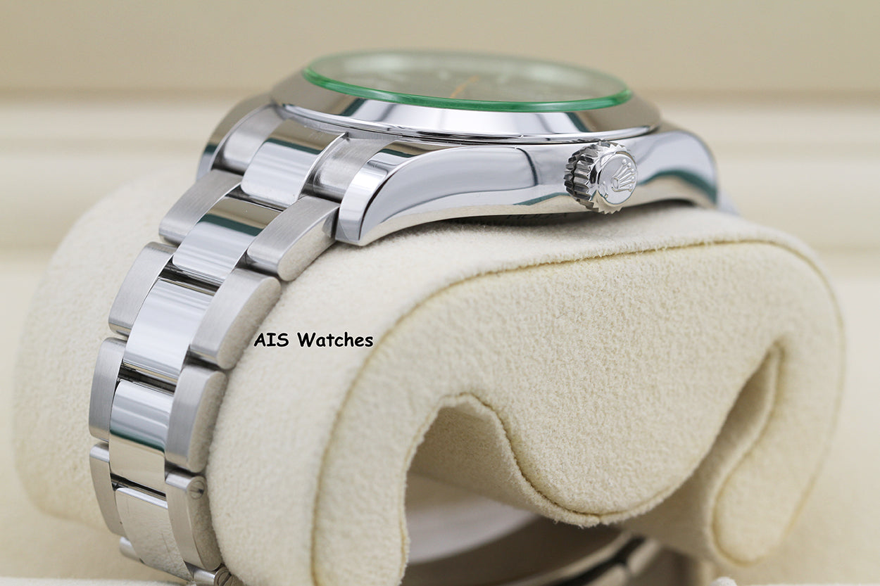 Rolex Milgauss Z-BLUE 116400GV Green Crystal Blue Dial 2023 Box & Papers