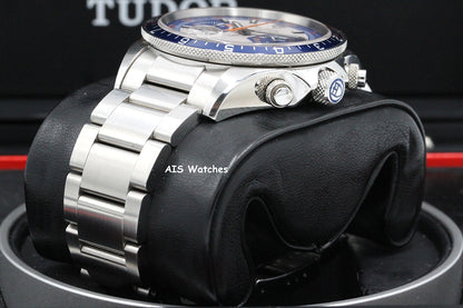Tudor 70330B Heritage Chrono Blue Stainless Steel 42MM Box & Papers