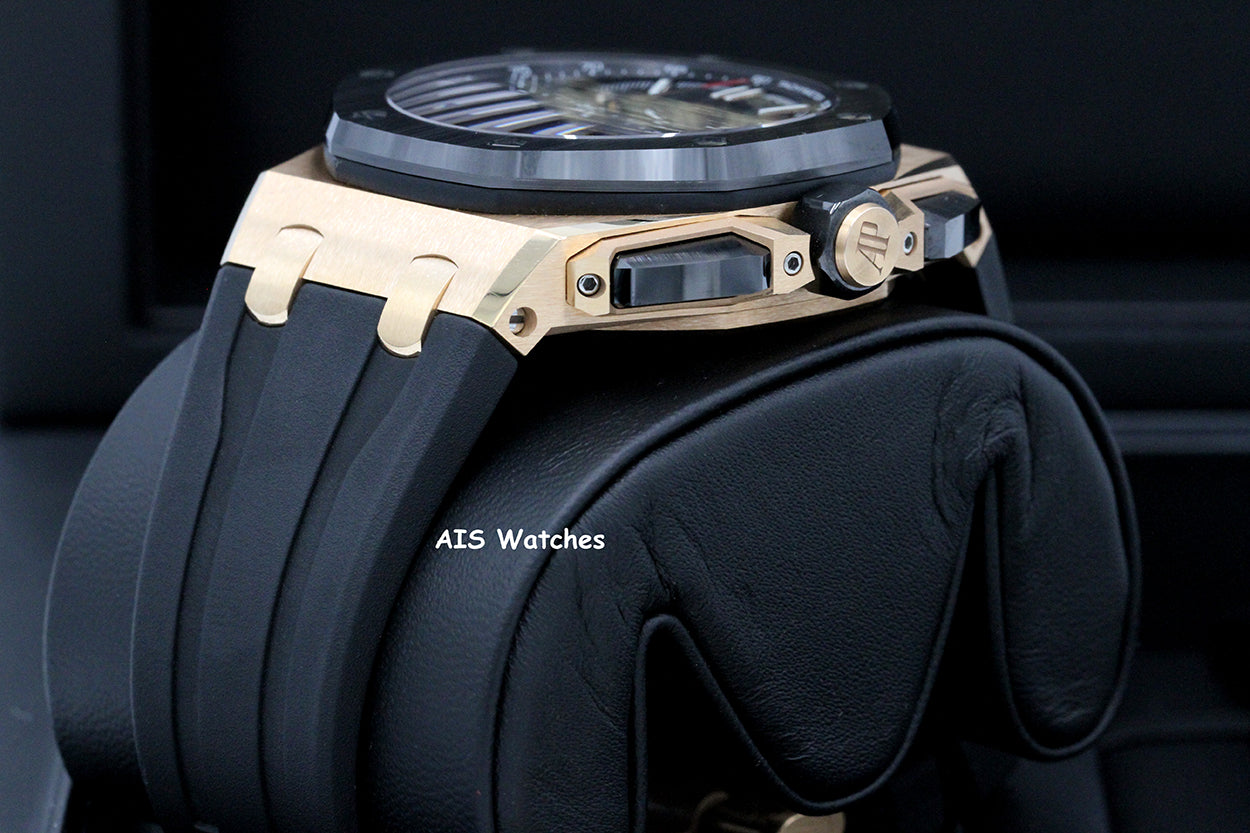 Audemars Piguet 26420RO.OO.A002CA.01 Royal Oak Offshore Rose Gold 43MM Black BP