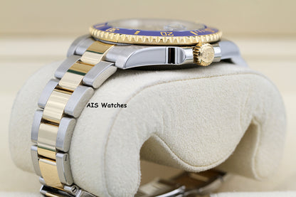 Rolex Submariner 18K YG/SS 116613LB SunBurst Blue Dial Ceramic 40MM 2019 B&P