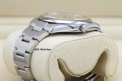 Rolex 124300 Oyster Perpetual 41 MM Yellow Dial 2022 Box & Papers
