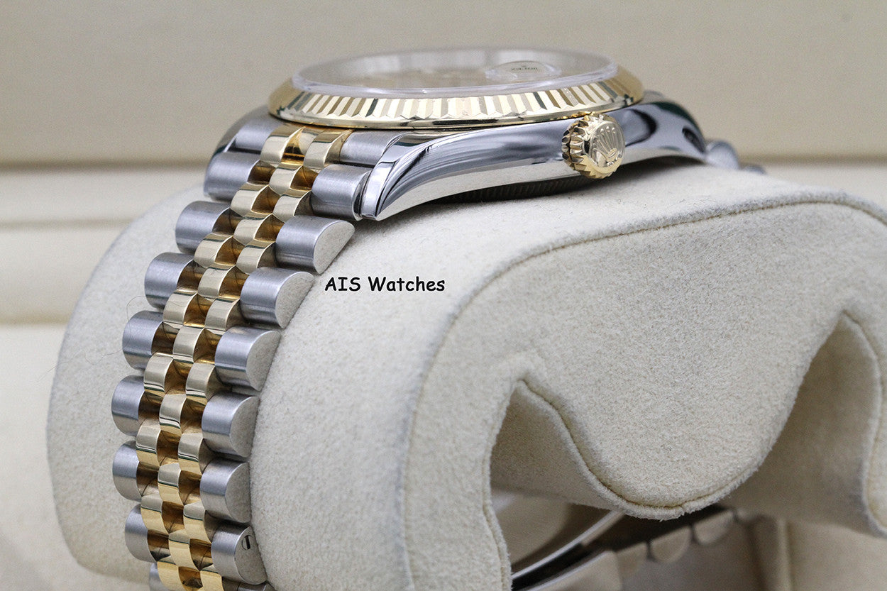 Rolex 126233 DateJust 36MM 18K YG/SS Champagne Stick Dial Jubilee Bracelet B&P