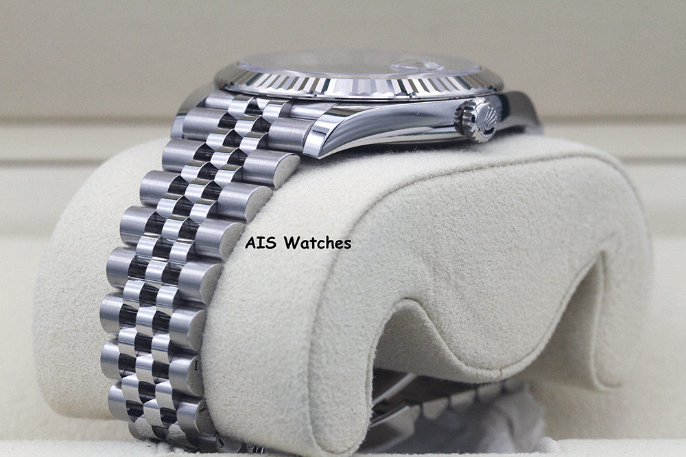 BNIB Rolex Datejust 41MM 126334 Wimbledon Slate Roman Dial Jubilee Box & Paper