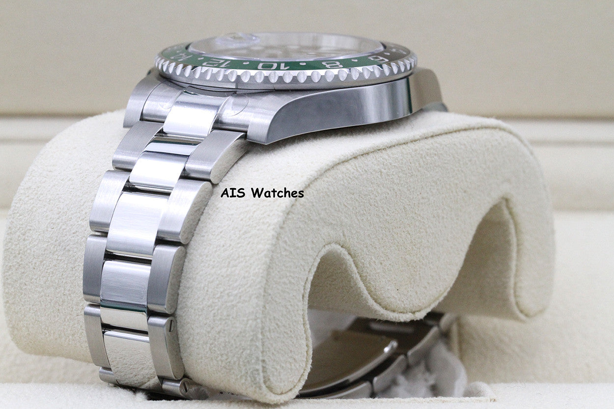 BNIB Rolex GMT Master II 126720VTNR Sprite Lefty Oyster Black / Green B&P