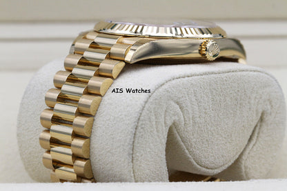 BNIB Rolex 228238 DayDate 40MM DD40 Yellow Gold Green Roman Dial B&P