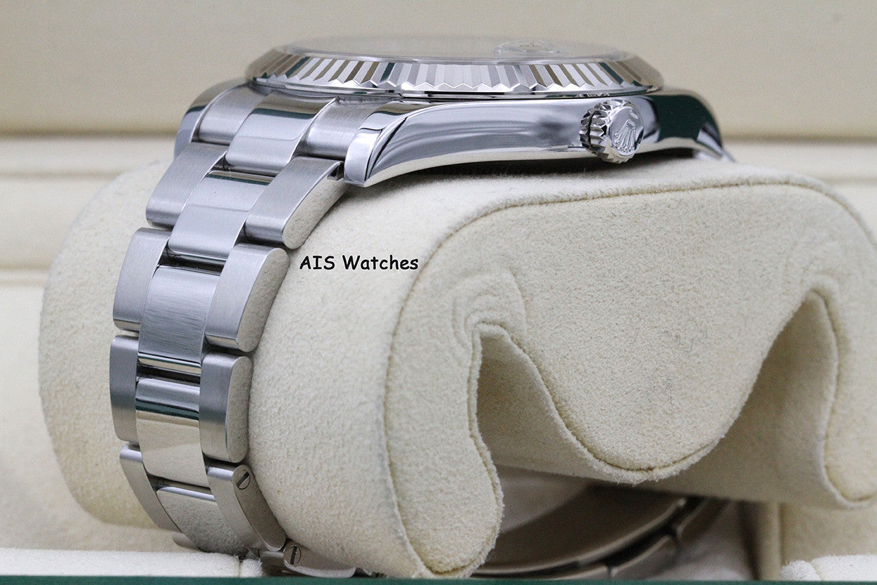 Rolex Datejust II 41MM 116334 Black Stick Dial Stainless Steel Box & Papers