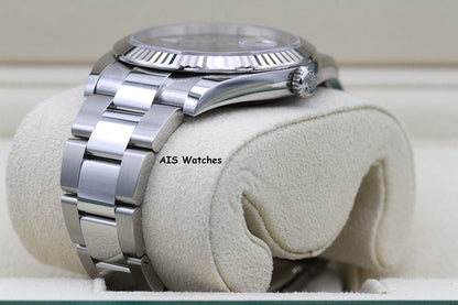 BNIB Rolex Datejust 41MM 126334 Wimbledon Slate Roman Dial Oyster Box & Papers
