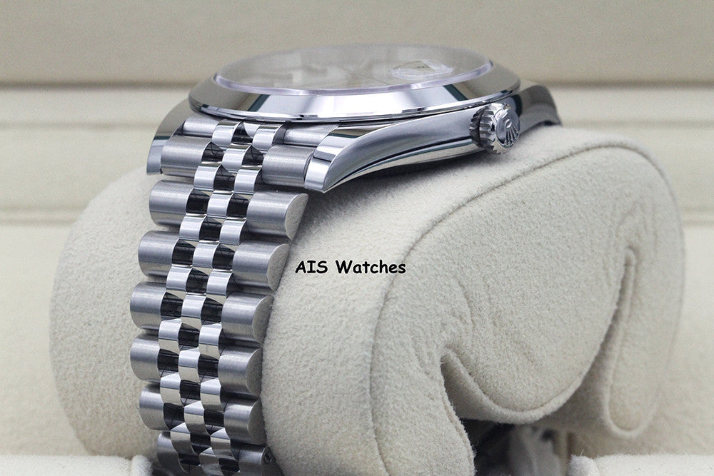 BNIB Rolex Datejust 41MM 126300 White Stick Dial Jubilee Bracelet B&P