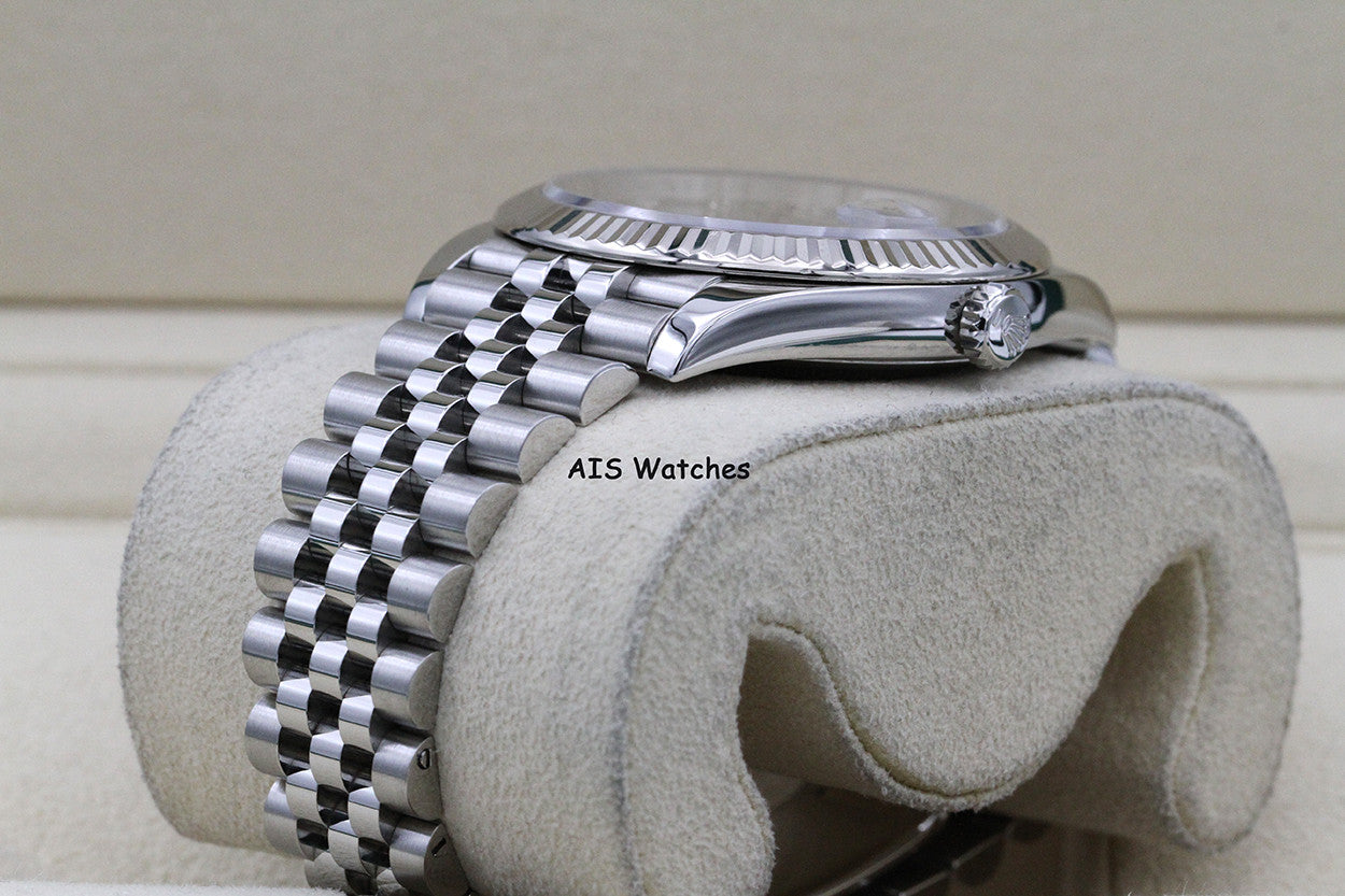 Rolex Datejust 41MM 126334 Blue Diamond Dial Jubilee Box & Paper