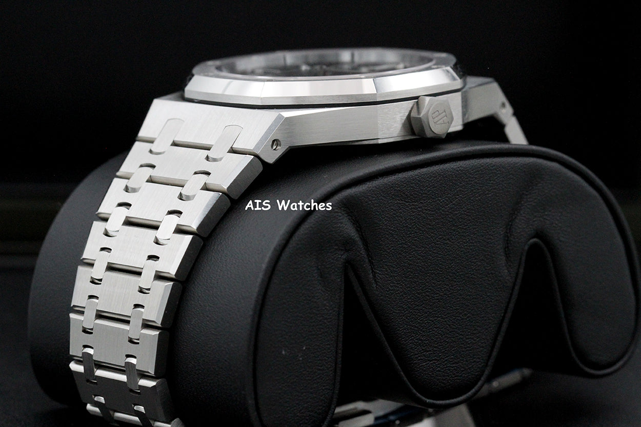 BNIB Audemars Piguet 15510ST.OO.1320ST.07 Royal Oak Black Dial 41MM Box & Paper