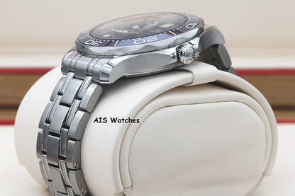 BNIB Omega Seamaster 300M SS 42MM Diver Blue Wave Dial 210.30.42.20.03.001 B&P