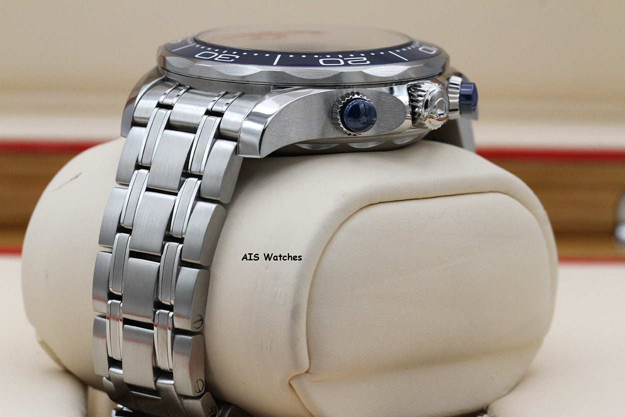 Omega Seamaster Diver 300M 210.30.44.51.03.001 Chronograph Blue Dial 44MM SS BP