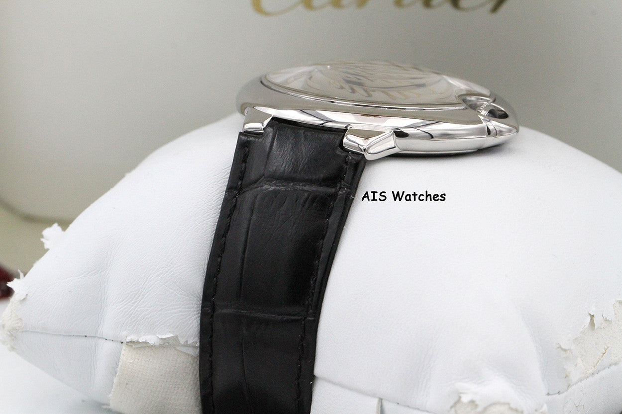 Cartier Ballon Blue de Cartier 42MM W69016Z4 Automatic SS Silver Dial B&P