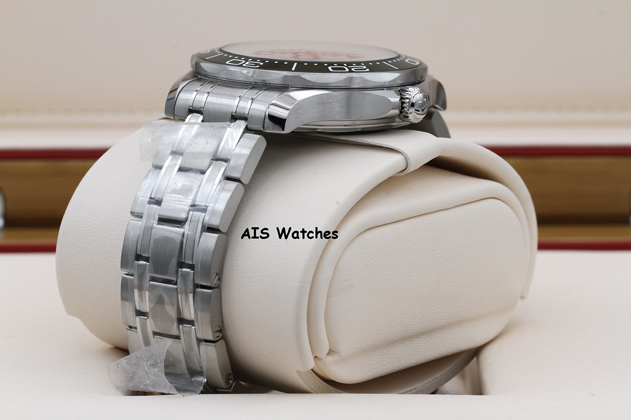 BNIB Omega Seamaster 300M SS 42MM Diver Green Wave Dial 210.30.42.20.10.001 BP