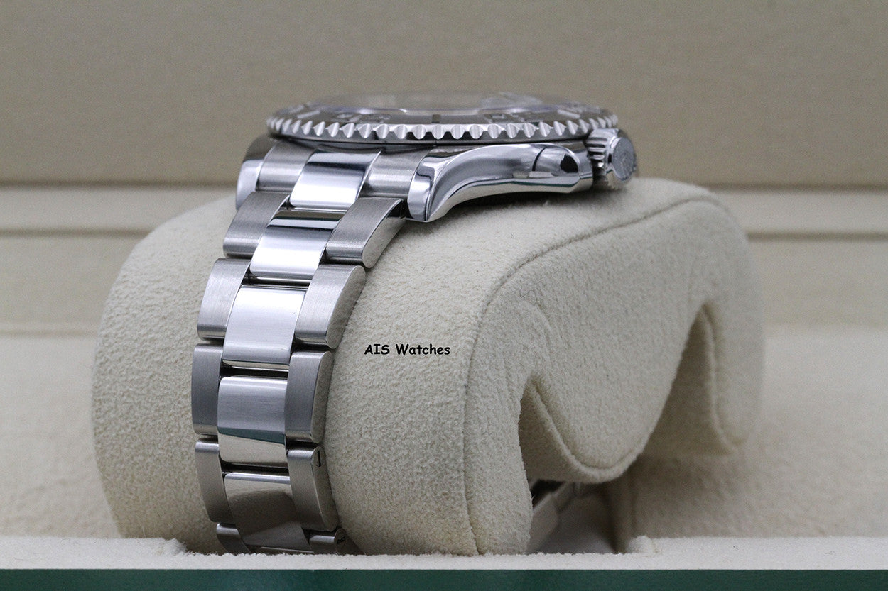 Rolex YachtMaster 116622 Dark Rhodium Dial Platinum Bezel 2018 Box & Papers