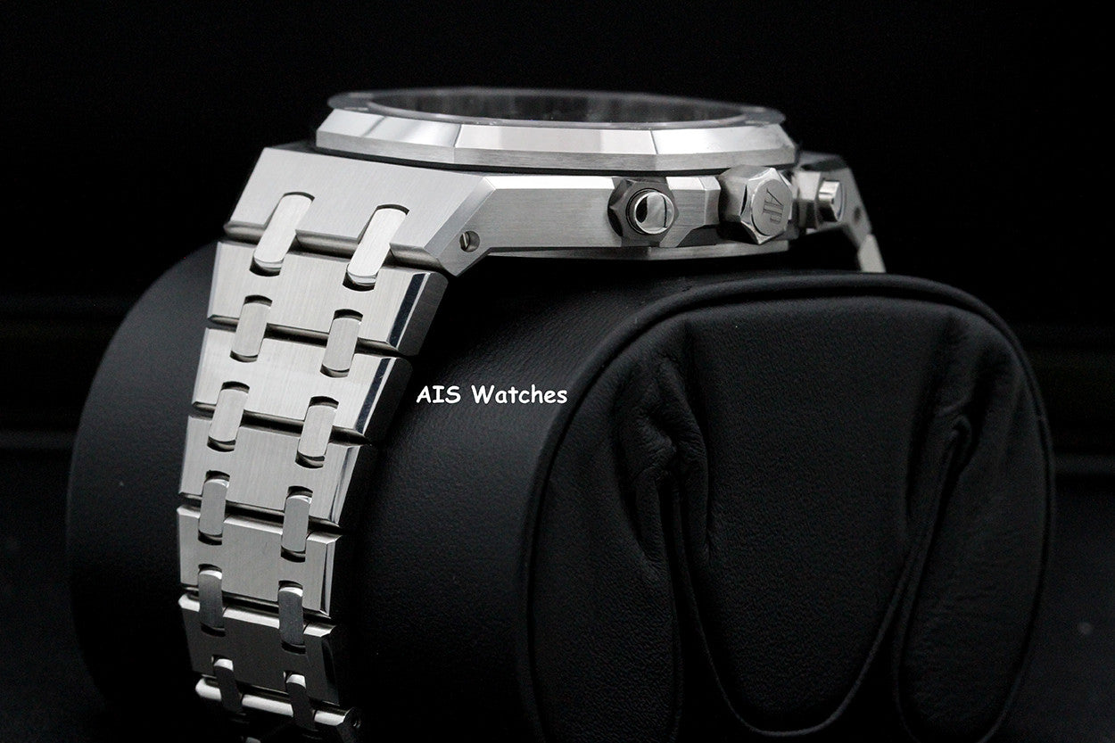 BNIB Audemars Piguet 26715ST Royal Oak Chronograph Blue Dial 38MM Box & Papers