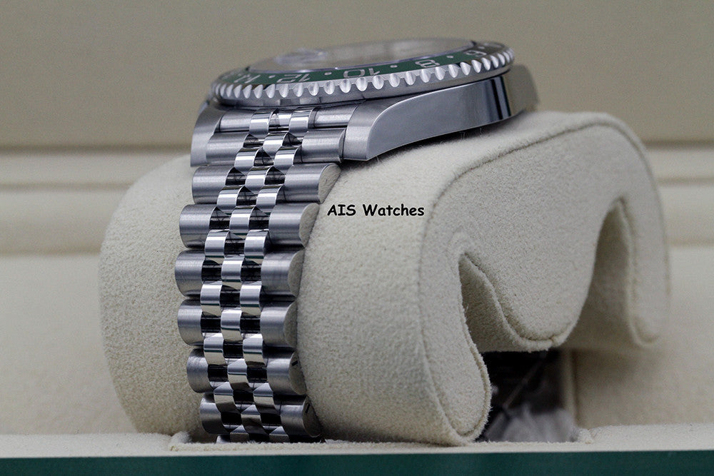 BNIB Rolex GMT Master II 126720VTNR Sprite Lefty Jubilee Black / Green BP