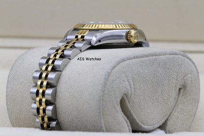 Rolex Ladies Two-Tone DateJust 69173 White Computer Dial 26MM R Serial - 1988 with Papers
