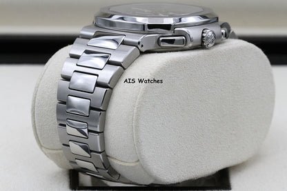 Patek Philippe Nautilus 5990/1A Chronograph Travel Time Grey Dial Box & Paper