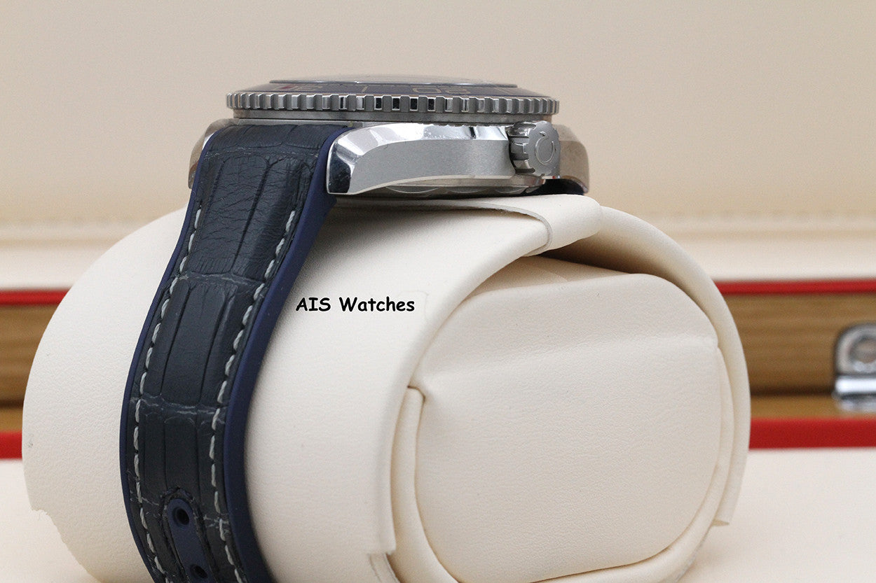 Omega Seamaster Planet Ocean 600M 215.33.40.20.03.001 39.5MM Blue Dial B&P