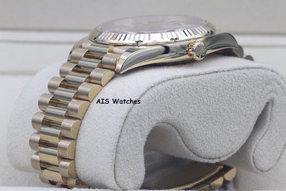 BNIB Rolex 228238 DayDate 40MM DD40 Yellow Gold Champagne Baguette Diamond Dial
