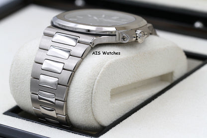 BNIB Patek Philippe 5811/G Nautilus Blue Dial 18K White Gold Box & Papers