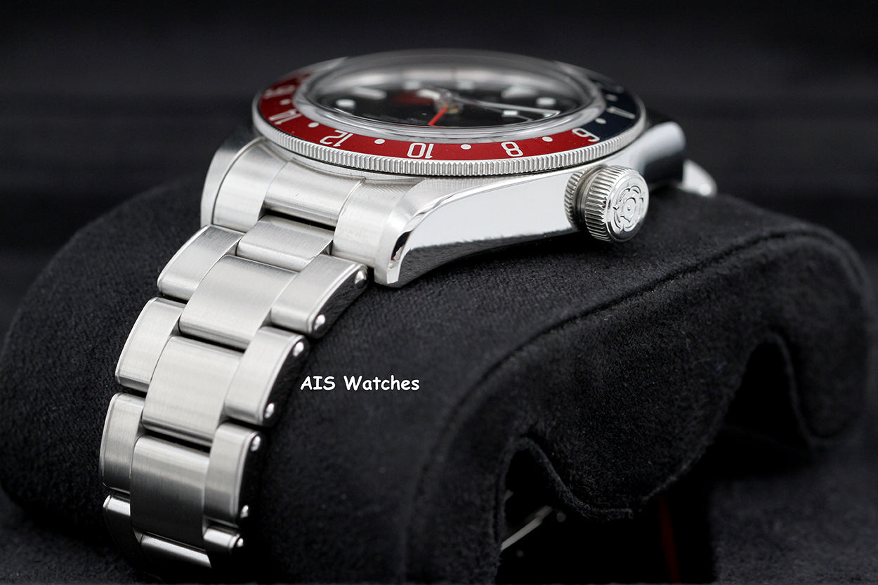 Tudor 79830RB Black Bay GMT Pepsi Stainless Steel Bracelet Box & Paper
