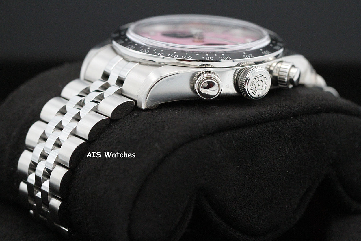 Tudor 79360N Black Bay Chronograph 41MM Pink Dial SS Jubilee Bracelet B&P