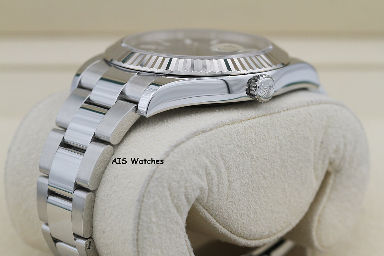 Rolex Datejust II 41MM 116334 Blue Stick Dial Stainless Steel 2017 Box & Papers