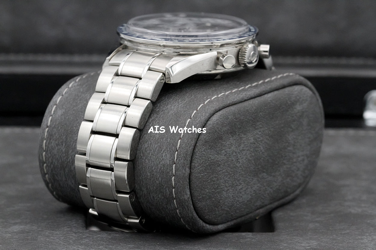 Omega Speedmaster CK2998 Blue SS Bracelet / Leather 311.33.40.30.02.001 Box&Papers