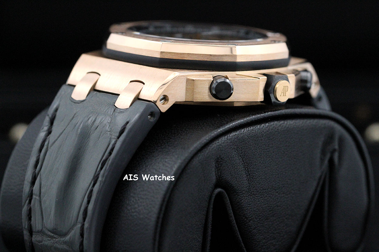 Audemars Piguet 26470OR Royal Oak Offshore Chronograph Rose Gold 42MM Box & Papers
