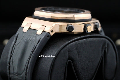 Audemars Piguet 26470OR Royal Oak Offshore Chronograph Rose Gold 42MM Box & Papers