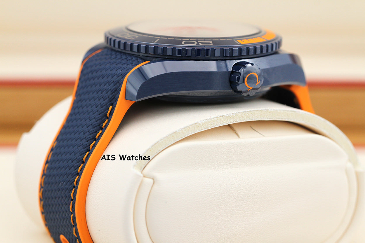 Omega Seamaster Planet Ocean 600M 215.92.46.22.03.001 45.5MM GMT Ceramic Big Blue BP