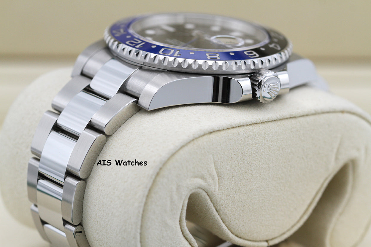 BNIB Rolex GMT Master II 126710BLNR Batman Oyster Bracelet Ceramic Bezel BP
