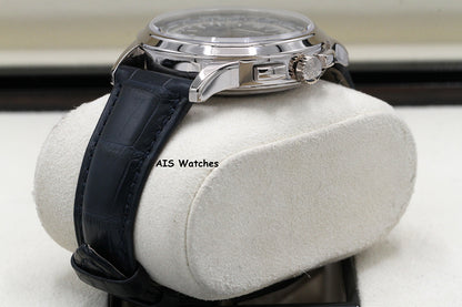 Patek Philippe 5930G World Time Chronograph White Gold Blue Dial Box & Paper